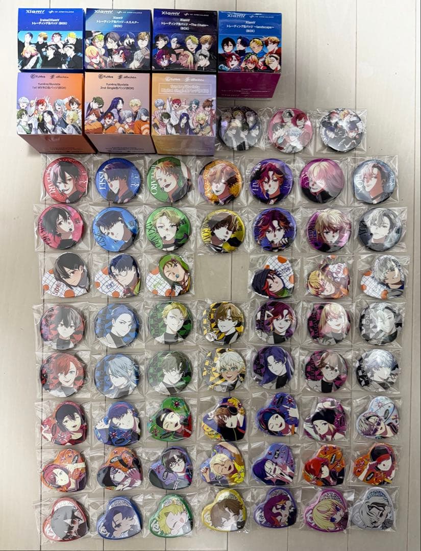 ビバレン XlamV illuvista fun4re 缶バッジ　まとめ売り