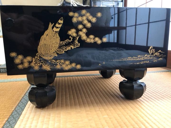 碁盤　ハマグリ碁石付き