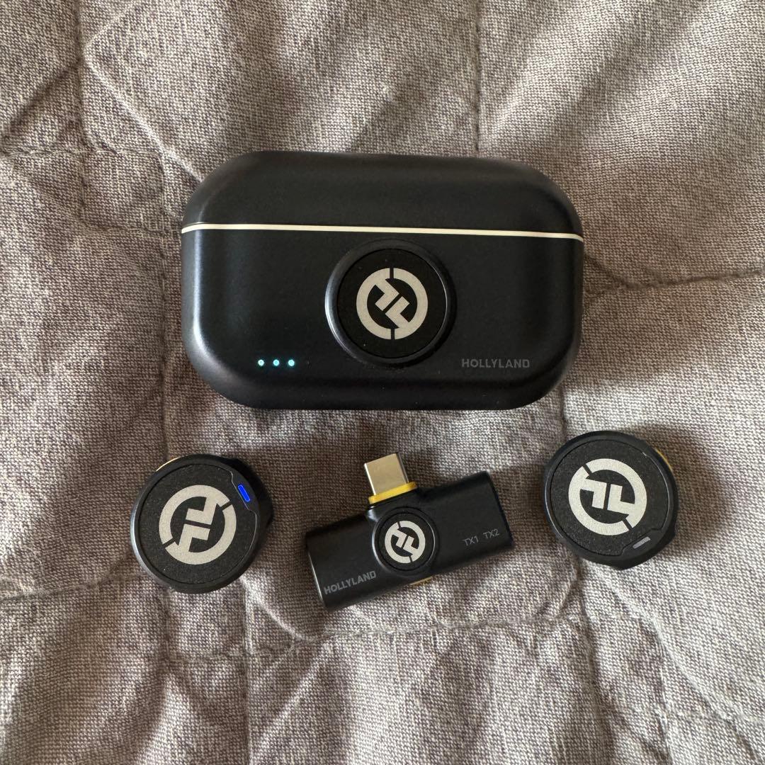 Hollyland Lark M2 USB Type-C ワイヤレス ピンマイク