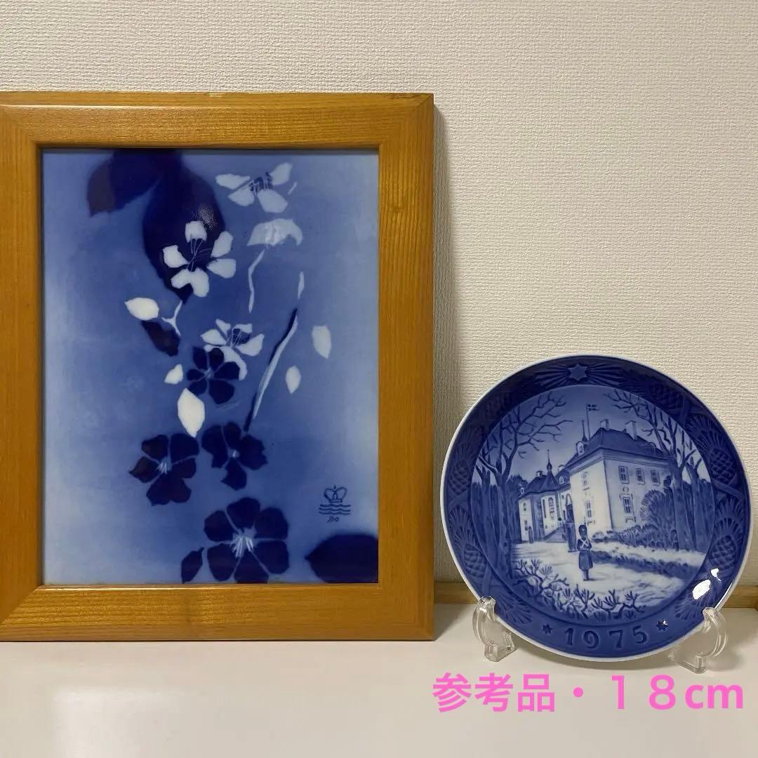 ＊Juliane Marie＊・Blue flower・額装３４cm×２８cm