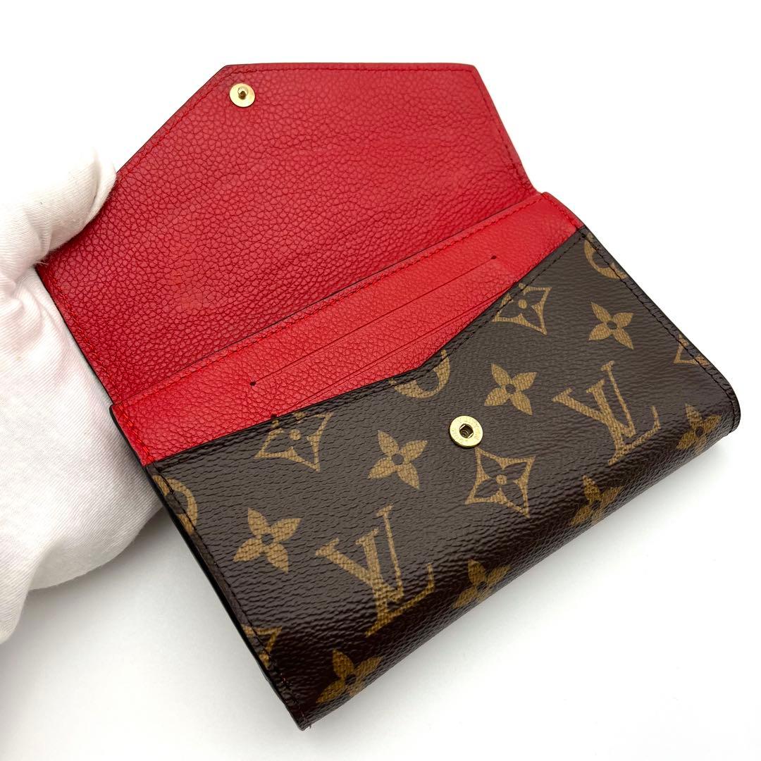 極上美品✨ルイヴィトン ポルトフォイユ パラス コンパクト スリーズ赤 折り財布