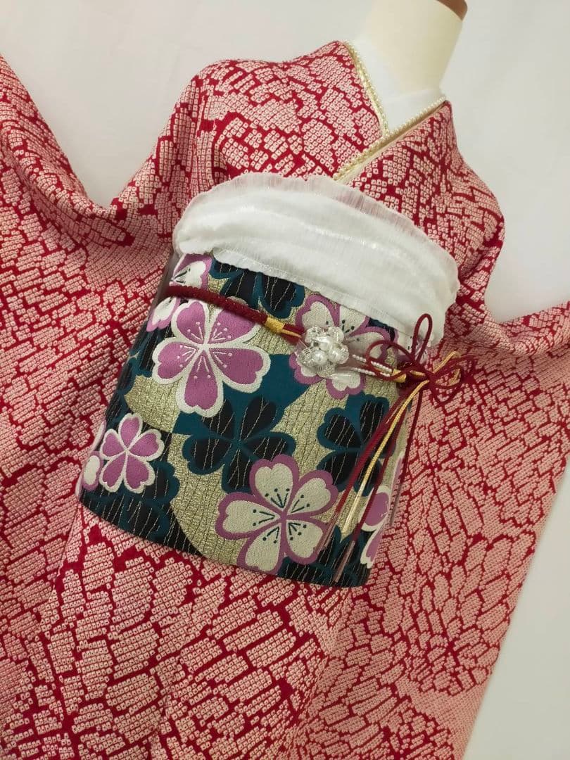 売約済み【WA-Modern】★★　振袖3点セット(振袖袋帯長襦袢)★★