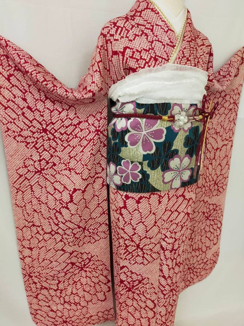 売約済み【WA-Modern】★★　振袖3点セット(振袖袋帯長襦袢)★★