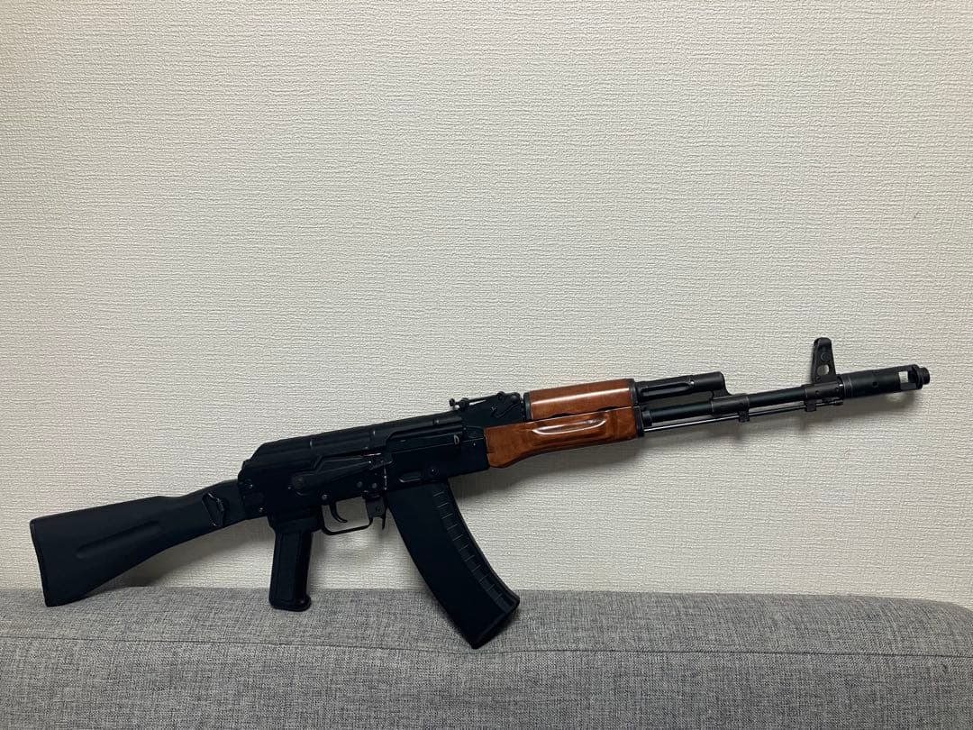 KSC AK74M ガスブローバック　リアルウッドハンドガード