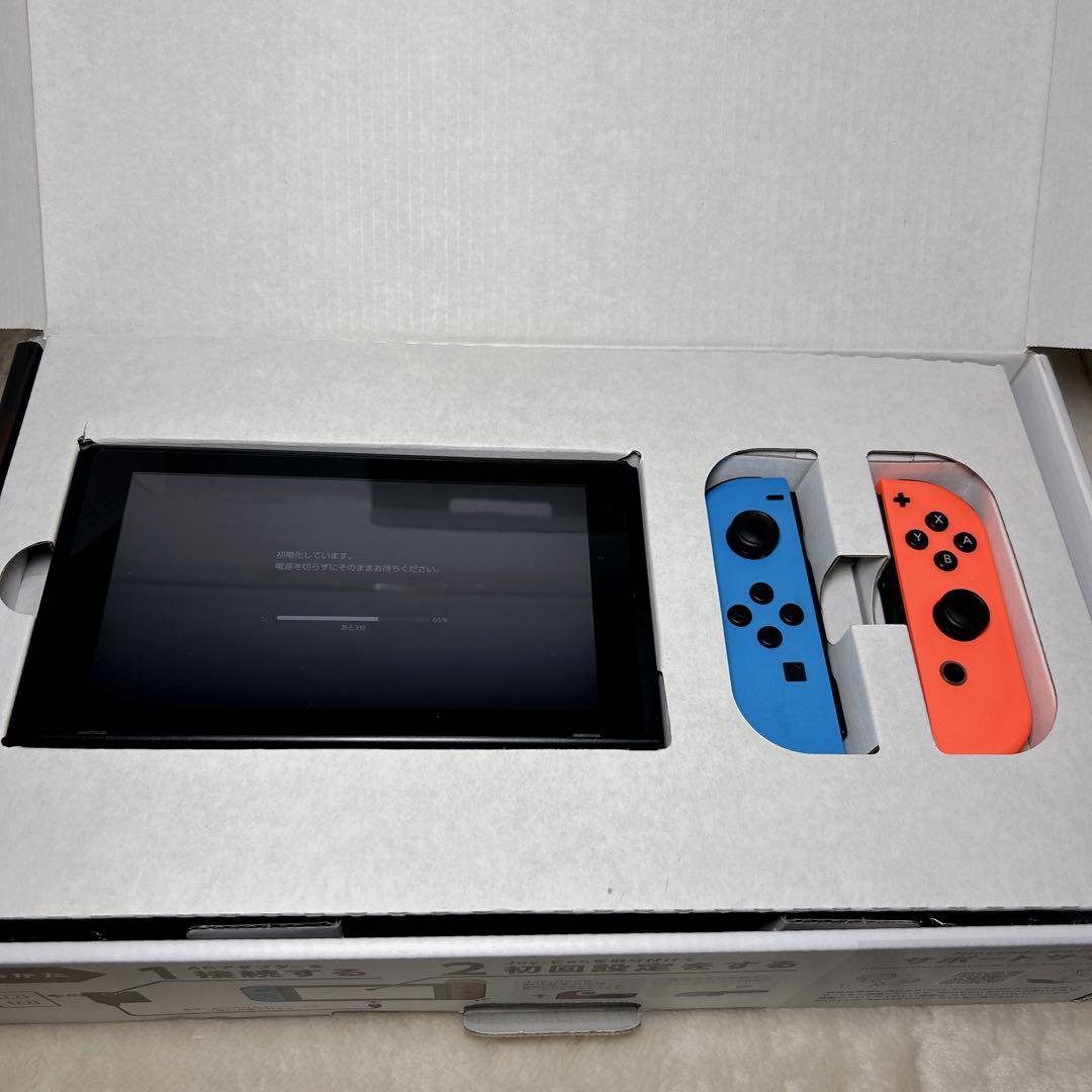【極美品】ほぼ未使用 未対策 Nintendo Switch 本体