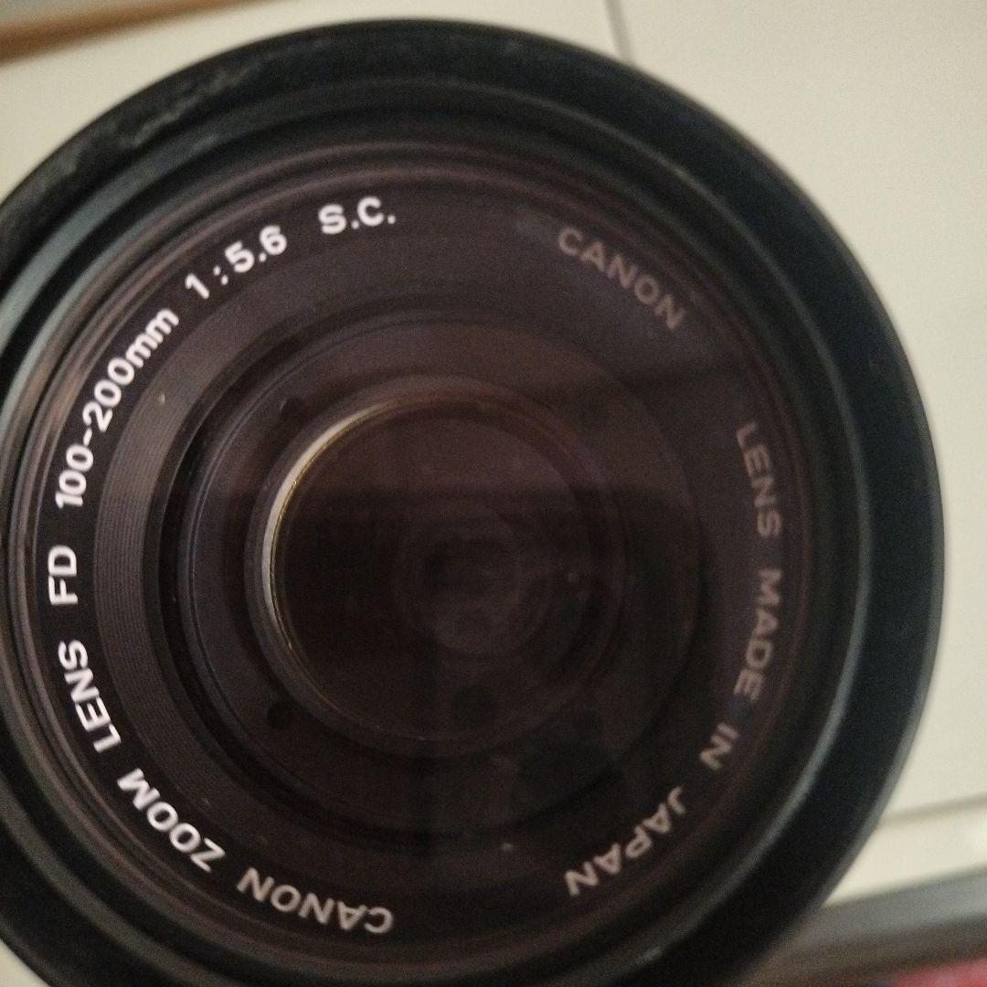 Canon AE-1 一眼レフカメラ 50mmレンズ　望遠、ストロボ付ジャンク