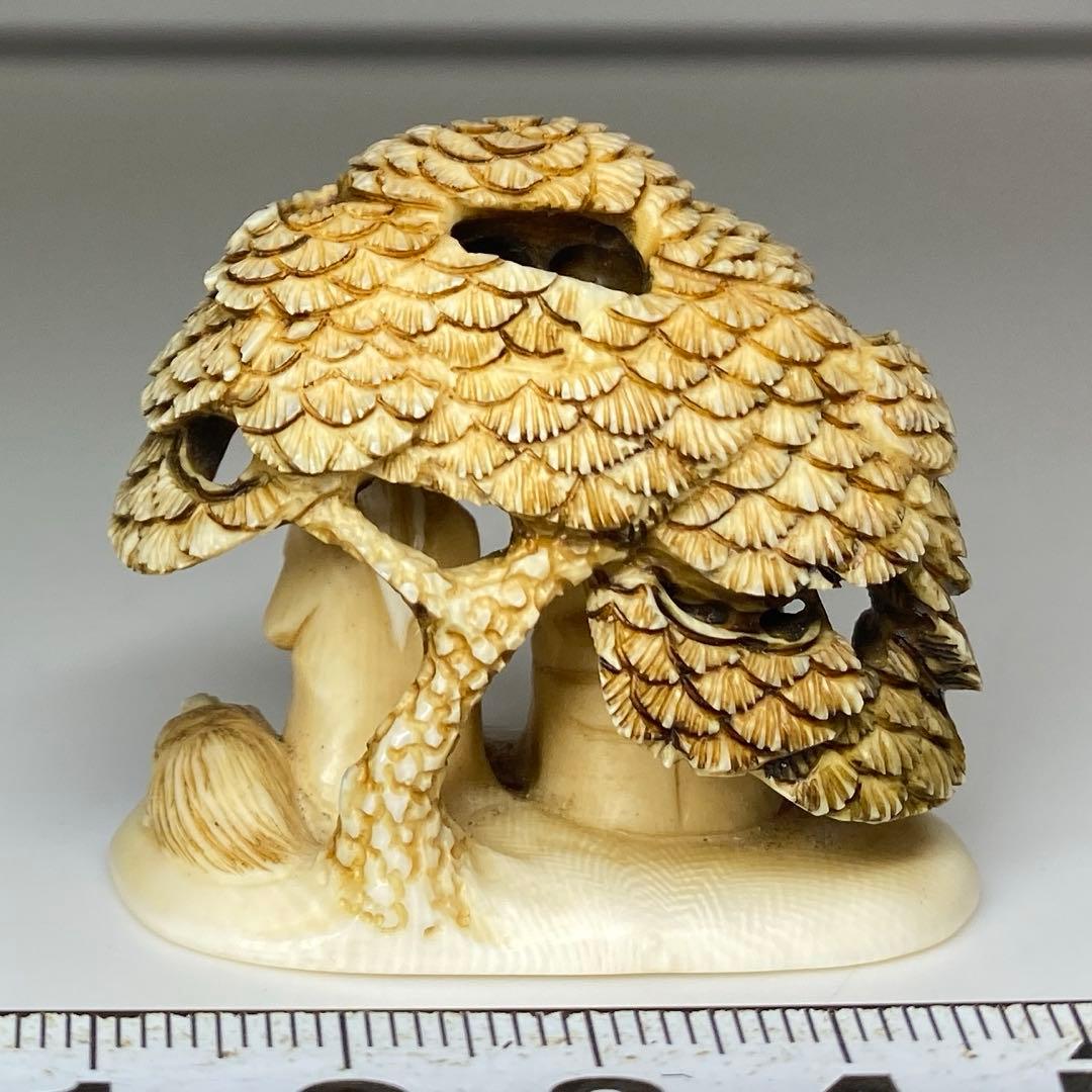 桜井一桜 在銘 人物根付 22g 東キ7-1206☆2F トヒニト