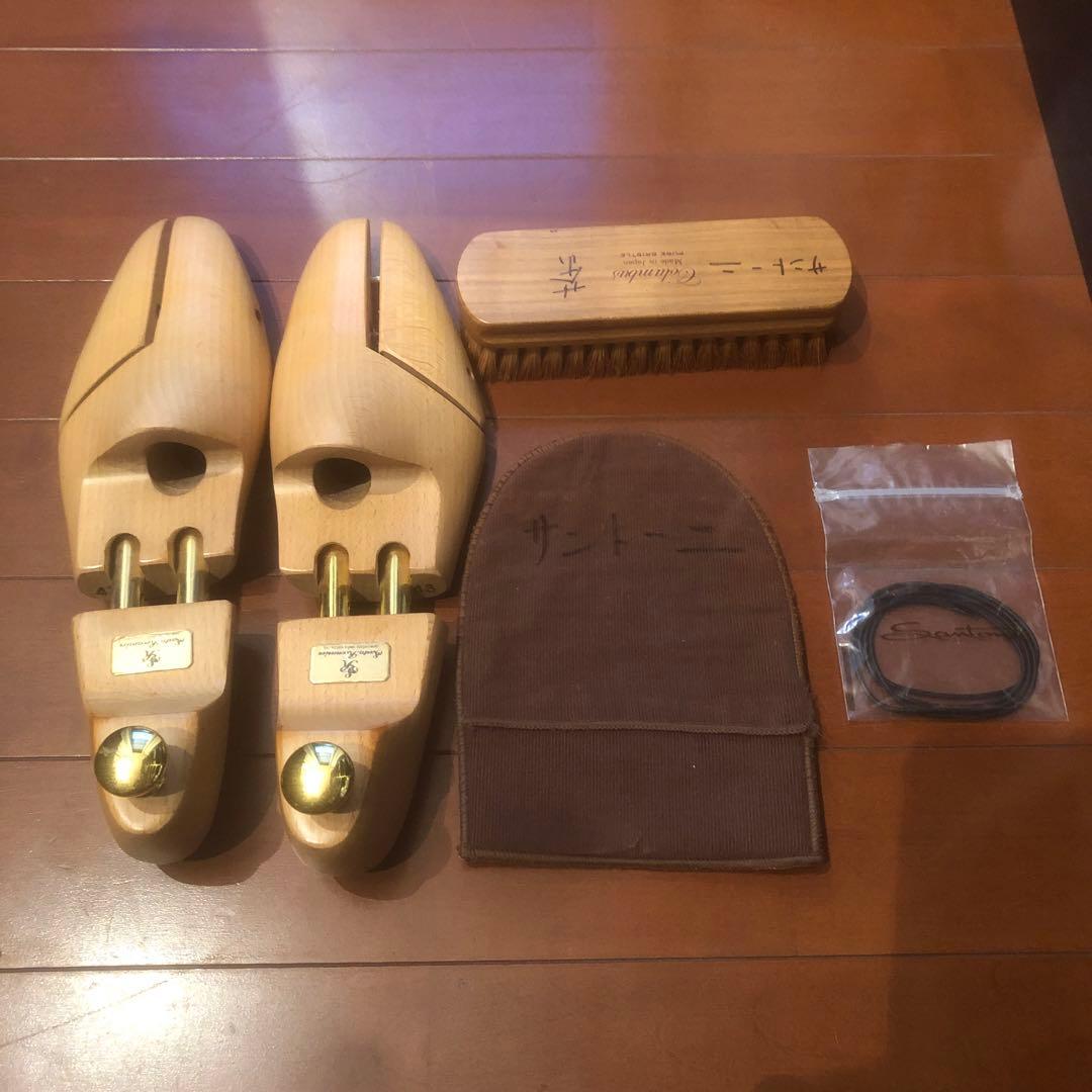 サントーニ　Santoni /ドレスシューズ 71/2【ライトブラウン】