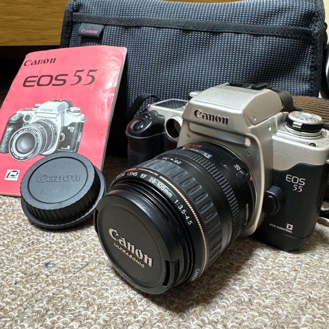 キャノン Canon EOS55 一眼レフ フィルムカメラ