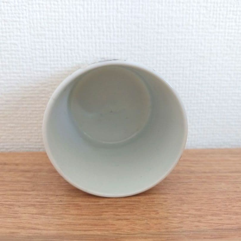 お値下げしました、2個組　古伊万里　赤玉　瓔珞文　覗