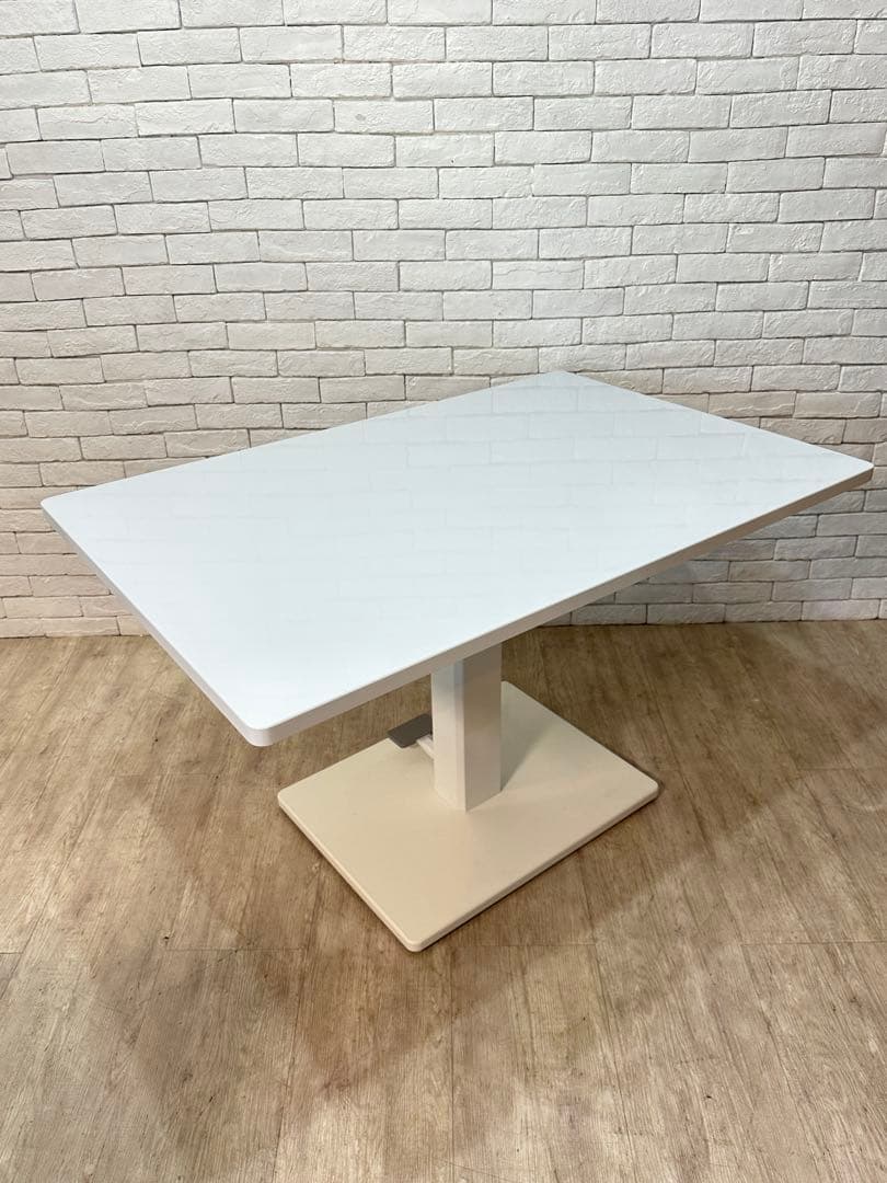 ①【東京都内23区配送無料】昇降テーブル　ダイニング　センター　リビング　食卓