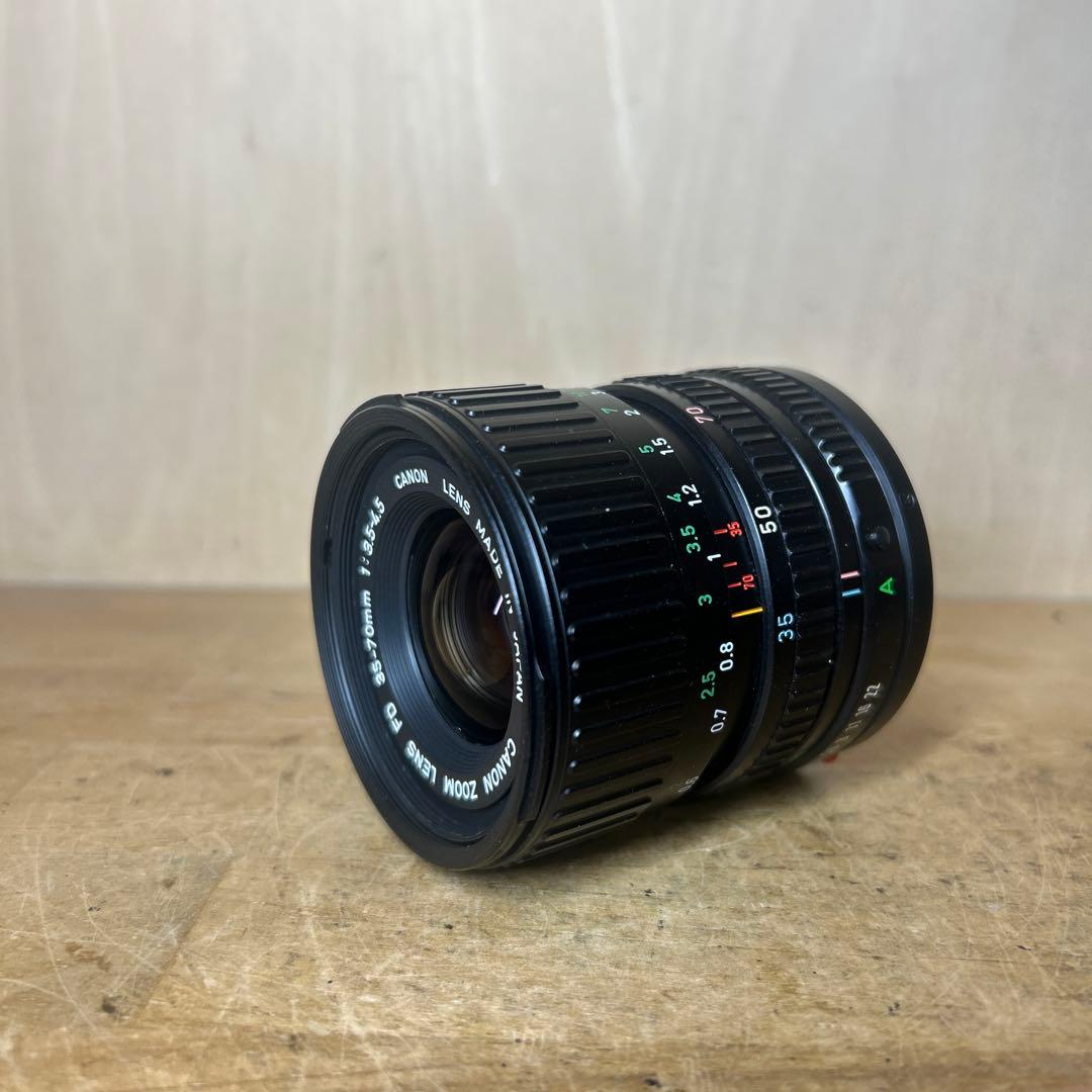 Canon A-1+ FD 35-70 f3.4-4.5 鳴きなし 完動美品