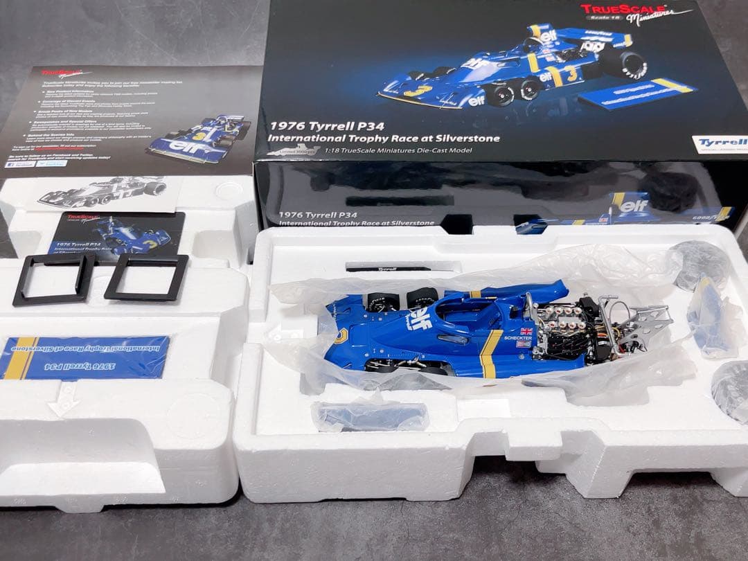 TSM 1/18 タイレル P34 Tyrrell silverstone#3