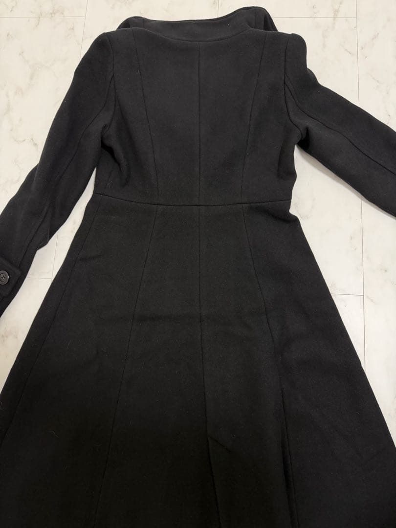 【極美品】 rienda オーバーネックシンデレララインコート M ブラック