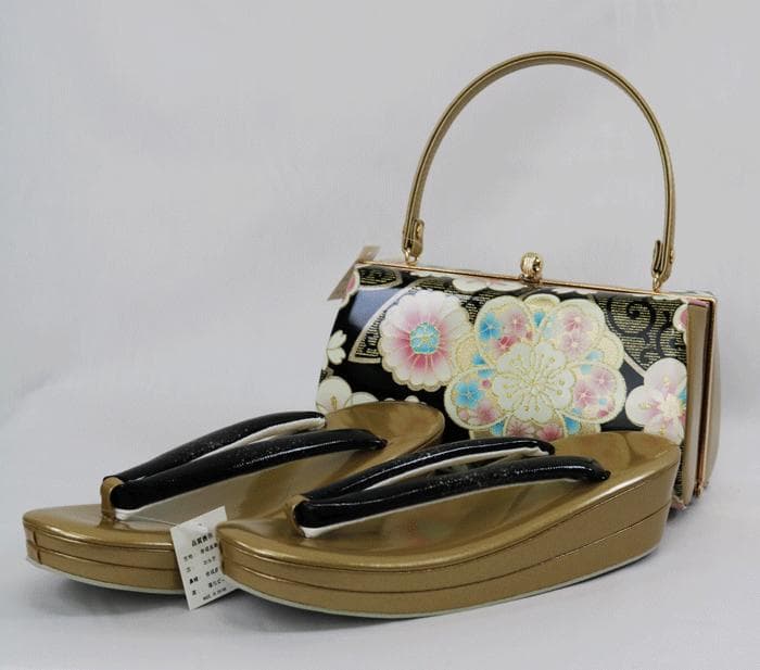 LLサイズ　 振袖に最適　ゾーリバッグセット　合皮素材　新品　未使用　0706