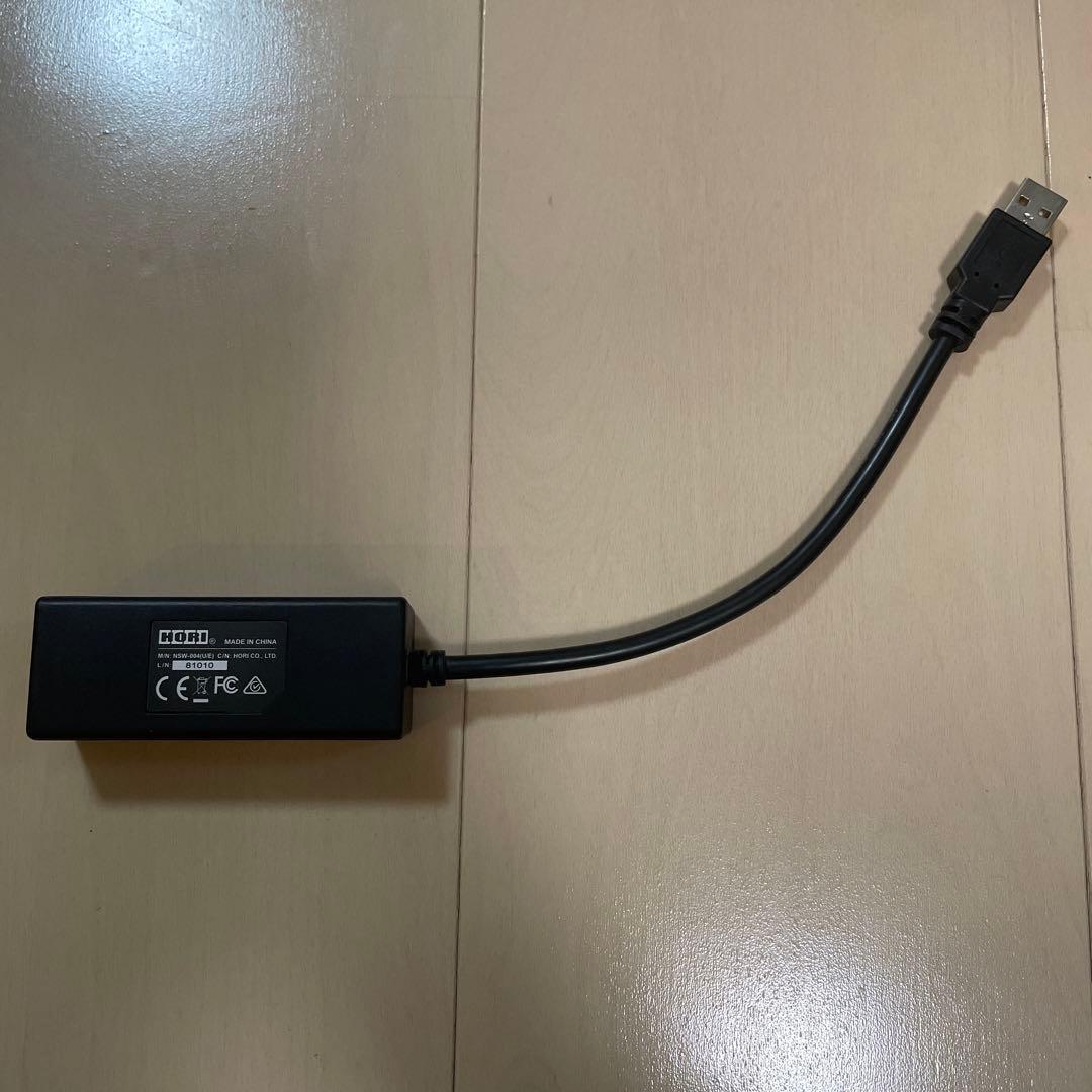 Nintendo Switch 本体 ネオンブルー・レッド＋LANアダプター