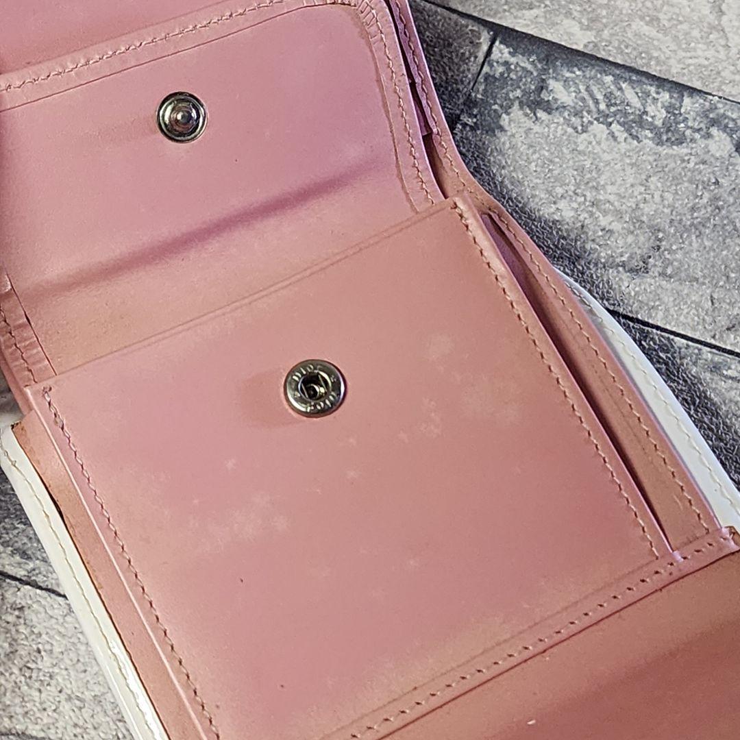 クリスチャンディオール トロッターウォレット 2つ折り財布 ピンク ヴィンテージ