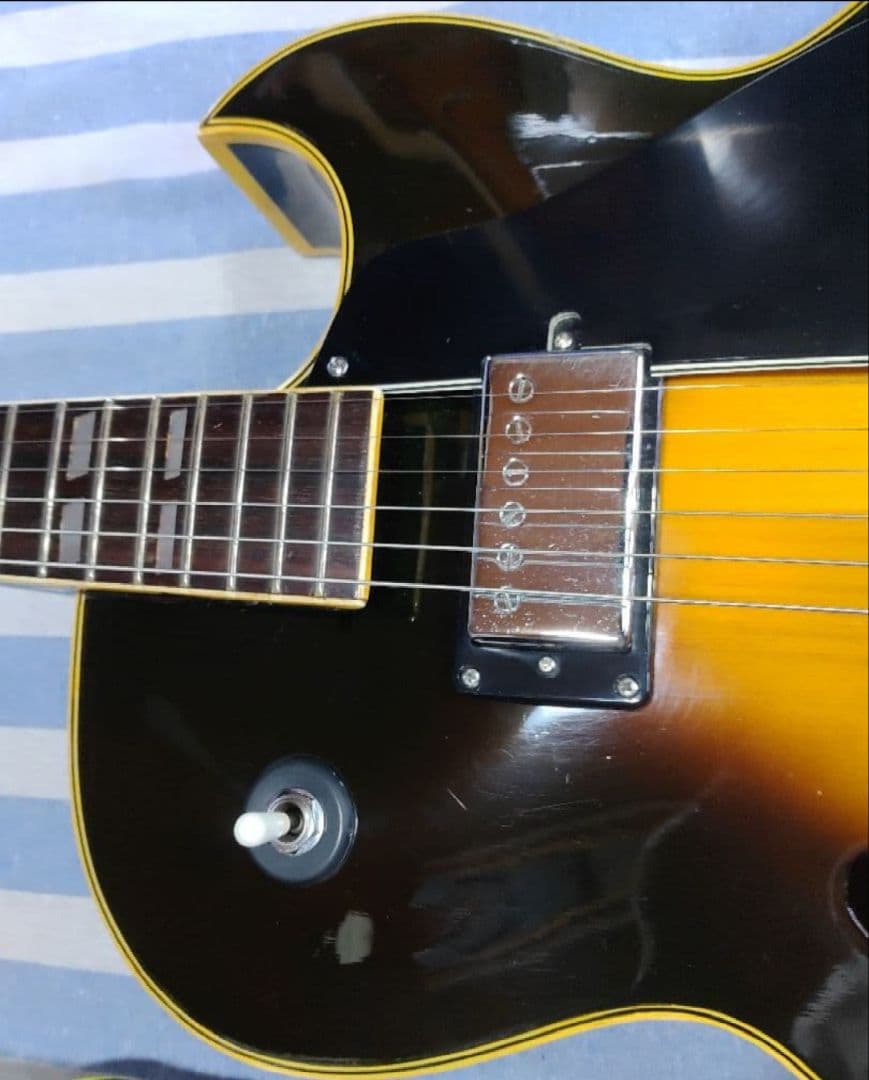 Greco S-50 グネコロゴの ES-175タイプのフルアコ少し難アリ