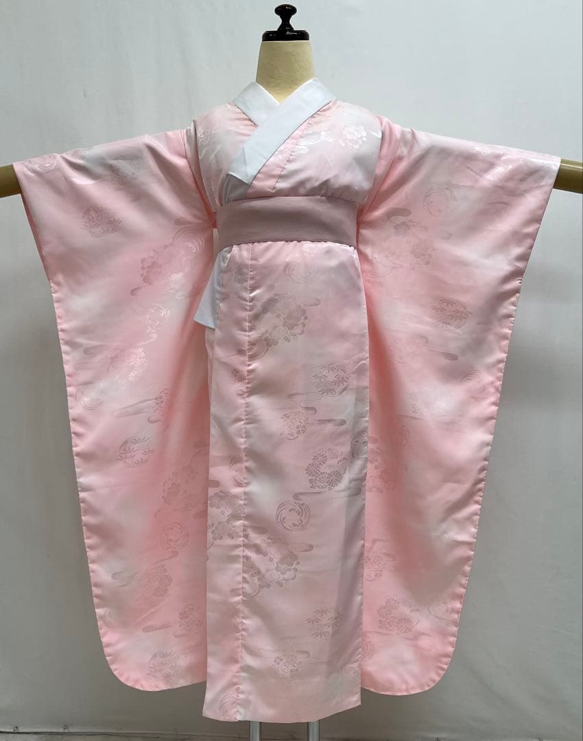 振り袖　フルセット　長襦袢　朧　金彩加工　刺繍入り　金通し　成人式　711