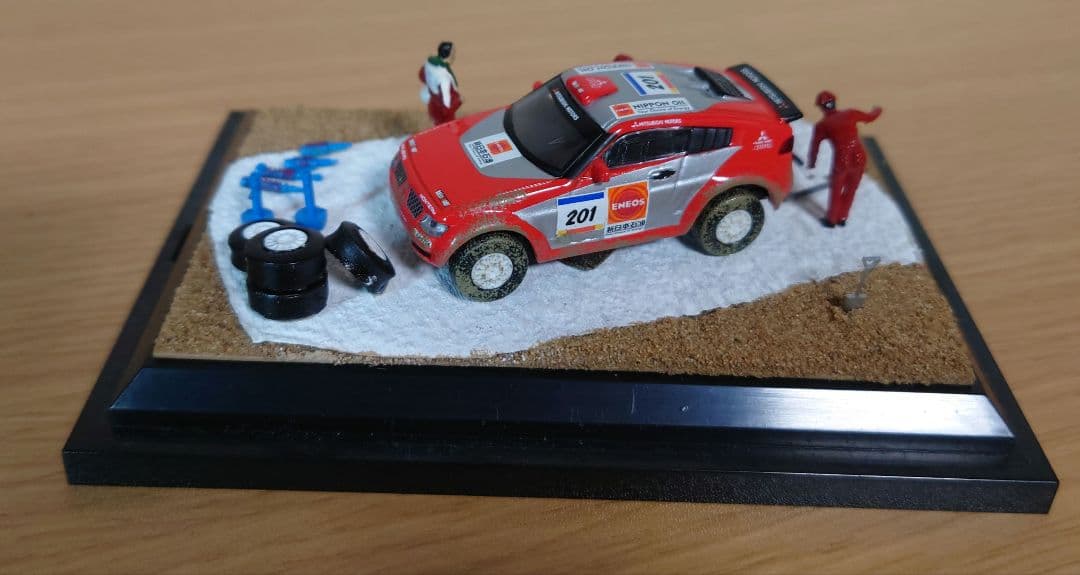 パジェロ2004ダカールラリー ジオラマ②
