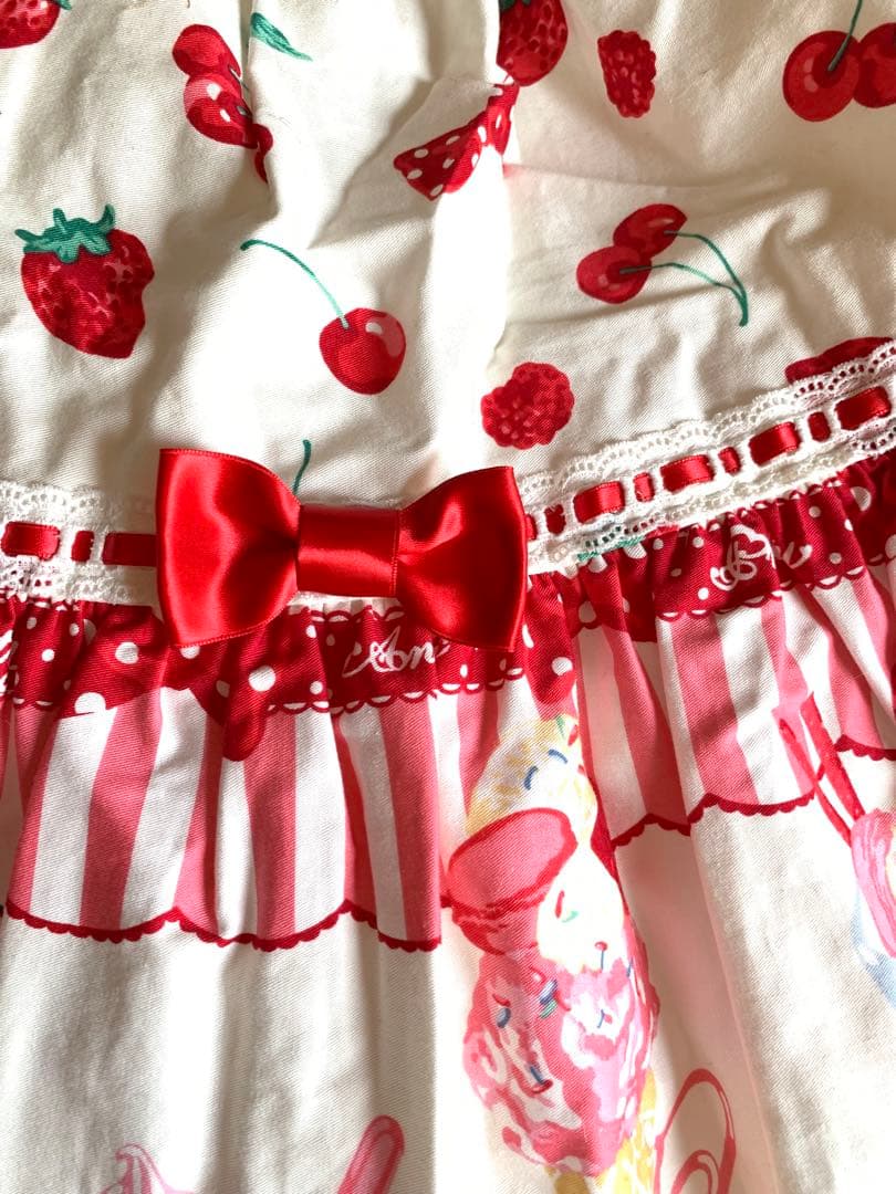 タグ付☆ストロベリーパーラースカート いちごパフェ アンジェリックプリティ
