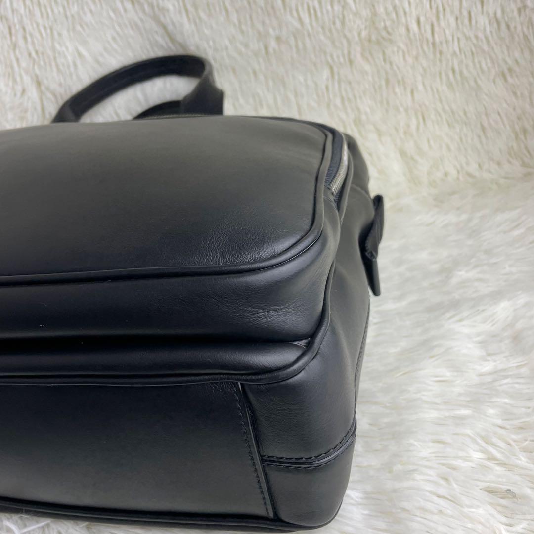 【美品】BALLY バリー ビジネスバッグ 2way レザー A4 黒