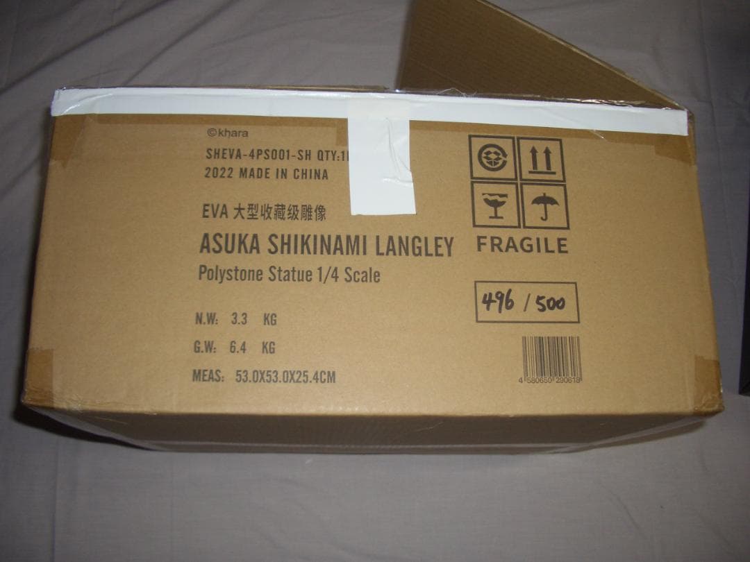エヴァンゲリオン　アスカ　スタチュー　1/4　フィギュア　新品