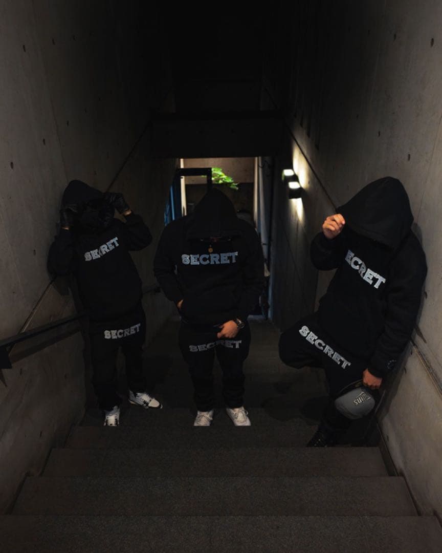 値下げ可能‼️ SECRET ブラック スウェットセットアップ M