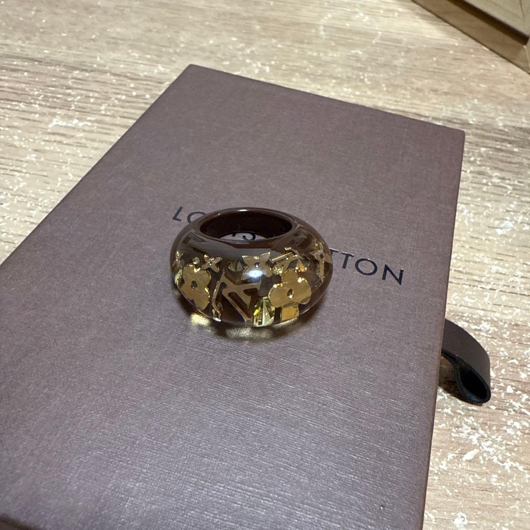 Louis Vuitton アンクルージョン　Lサイズ　リング　ブラウン