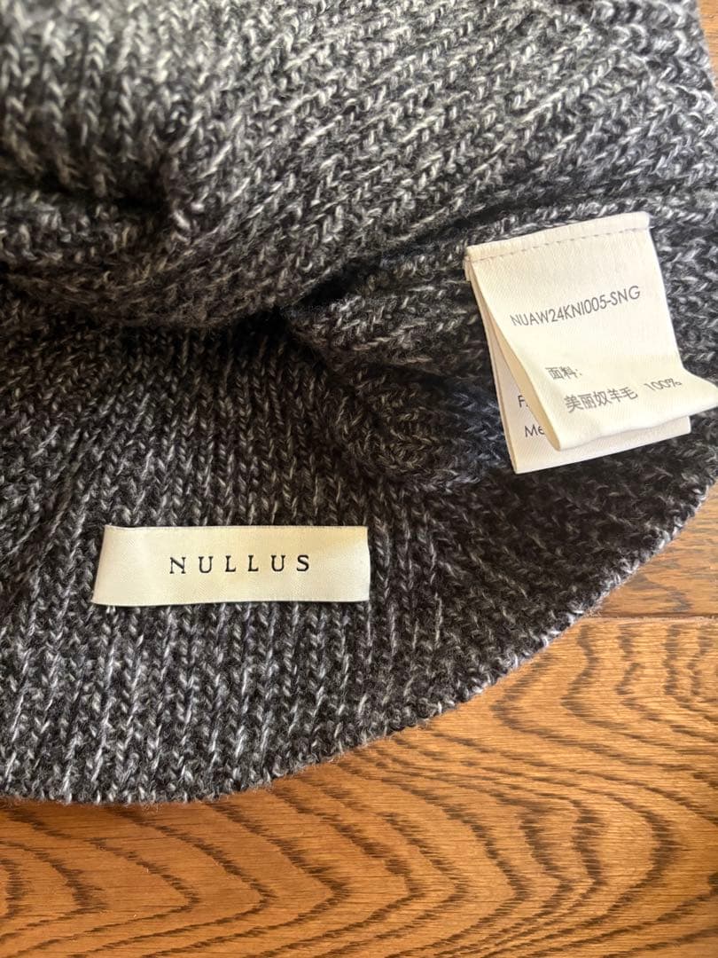 小物 NULLUS 24aw DRAPED BALACLAVA