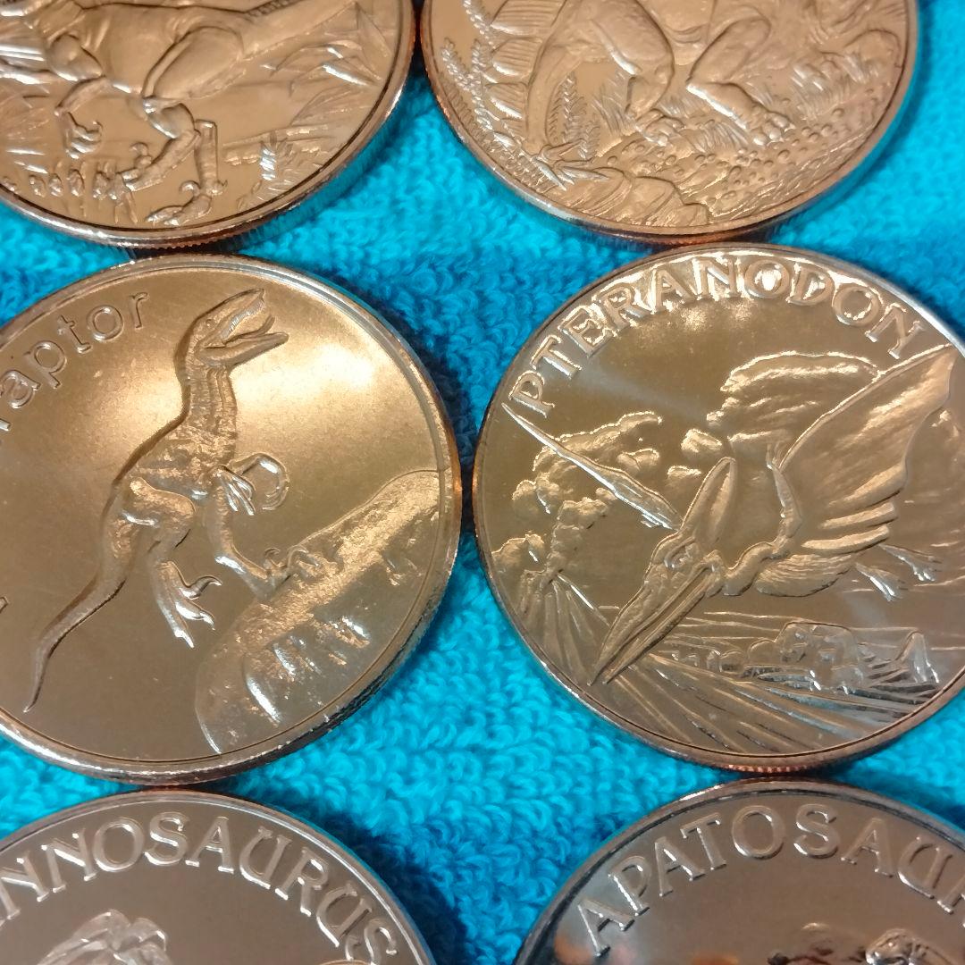 レア品 恐竜 銅貨 ラウンド 1オンス 純銅