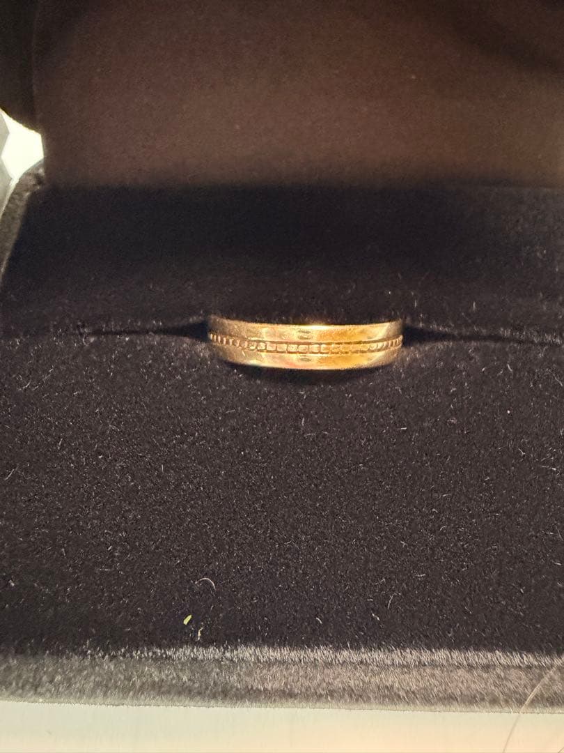 DIAS K18WG ホワイトゴールド リング 約19号 内径19mm 保証書有