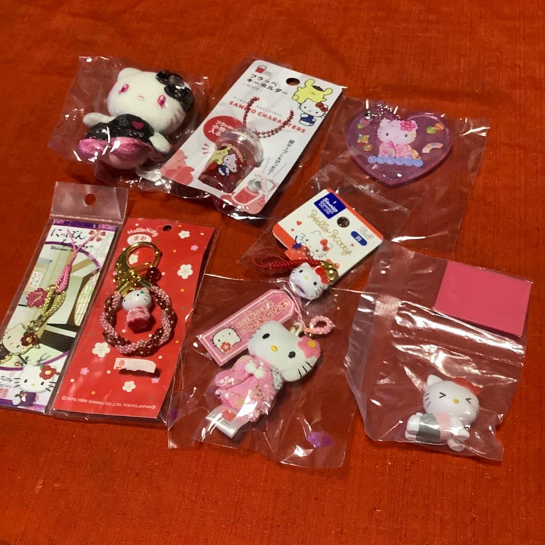 サンリオハローキティ 和風グッズ14点セット