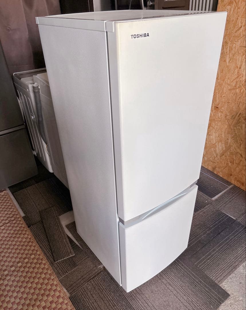 TOSHIBA 2019年式 2ドア冷蔵庫 GR-R15BS 153L