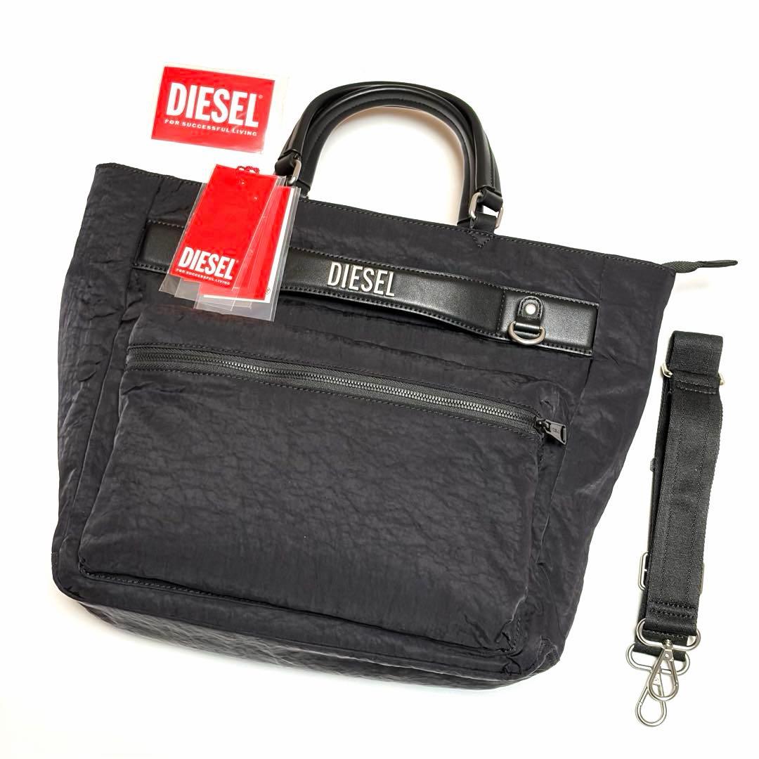 DIESEL ビジネスバッグ ブラック 2WAY 美品 未使用 新品 タグ付き