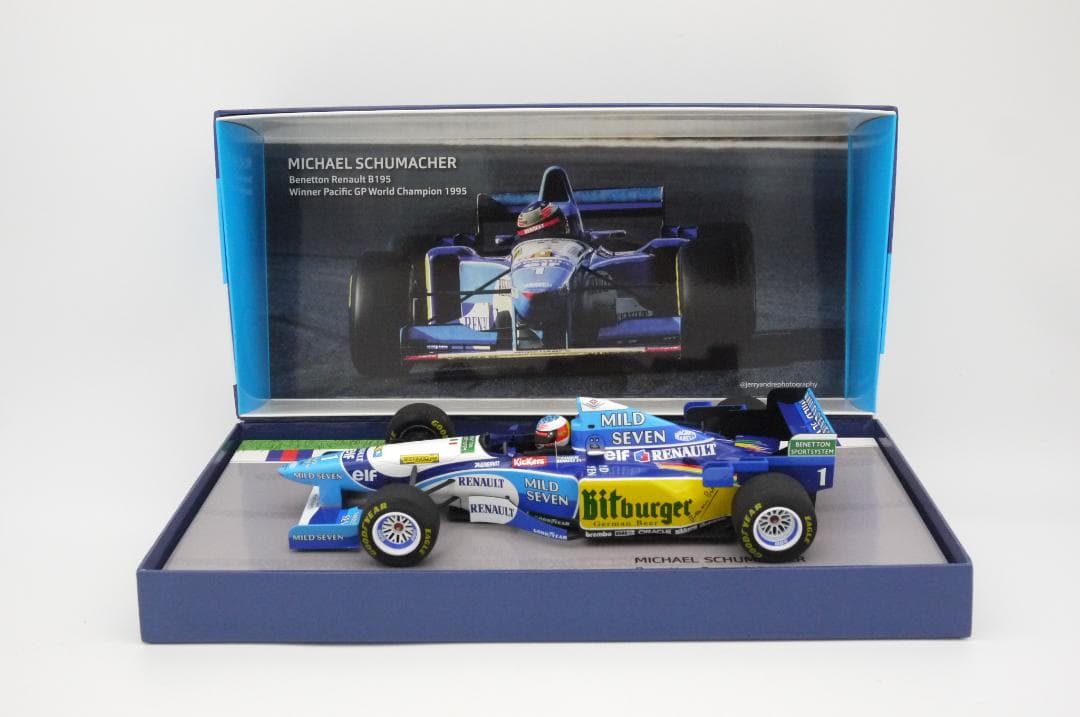 RS00641/18 ベネトン B195 岡山 M.シューマッハ PMA