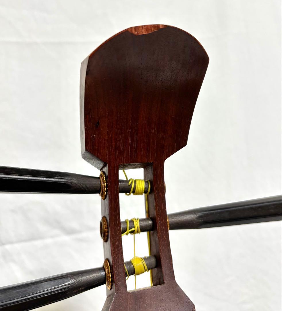 三味線セット 細棹 三つ折り棹 バチ