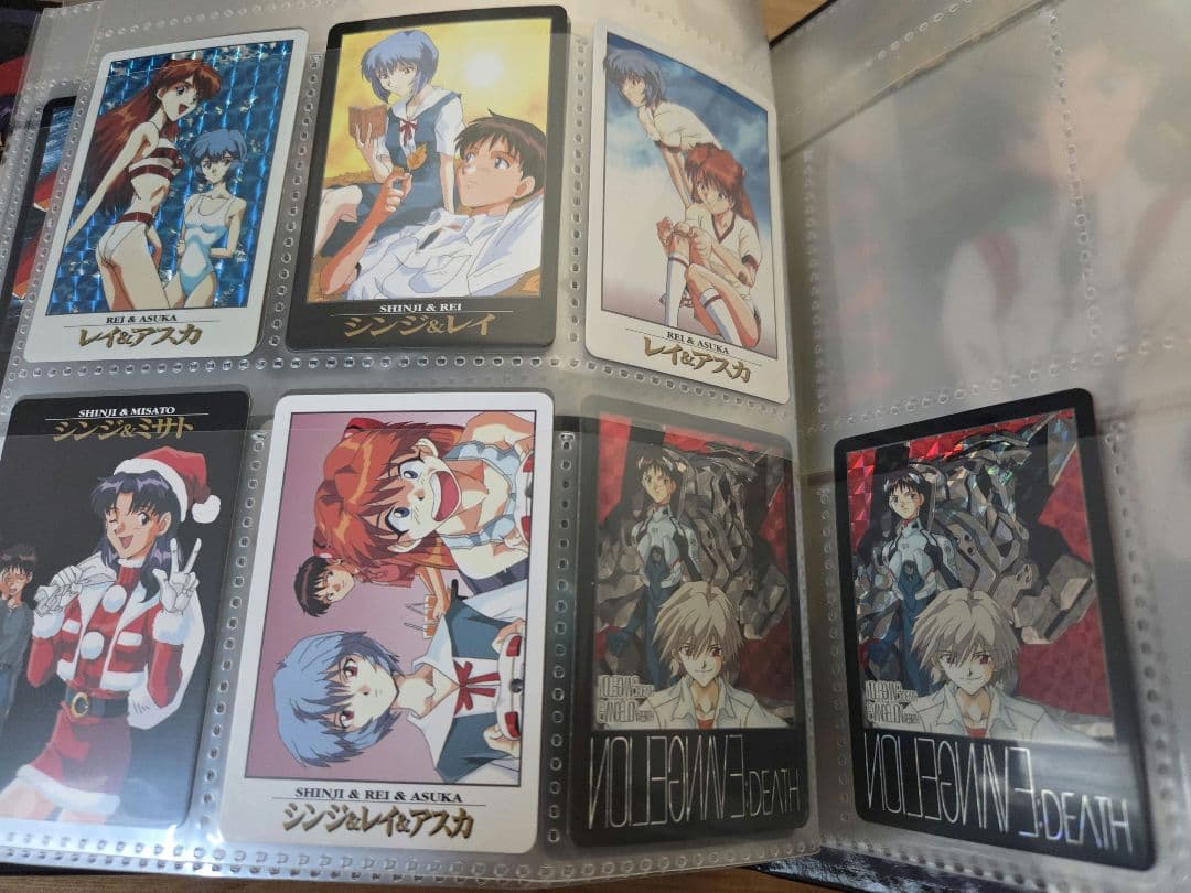 エヴァンゲリオンカードダスコンプリートアルバム付き108未剥がし付き