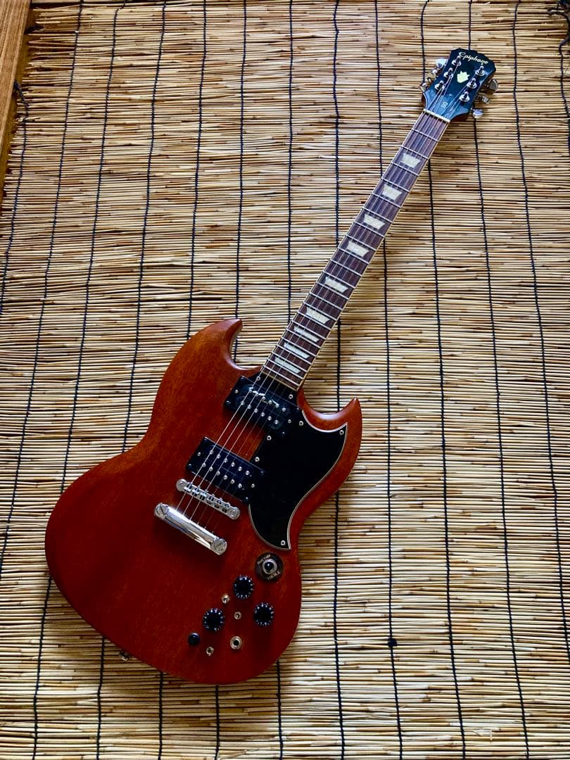 ☆最終値下決断☆希少　オイルステイン仕上げ　セットネックのEpiPhone SG