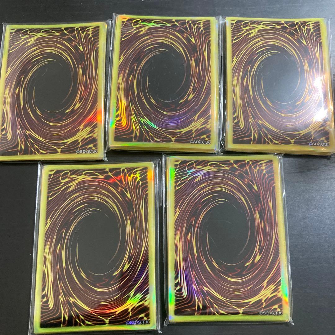 5セット　遊戯王OCGラッシュデュエル共通面金 非売品 インストラクタースリーブ