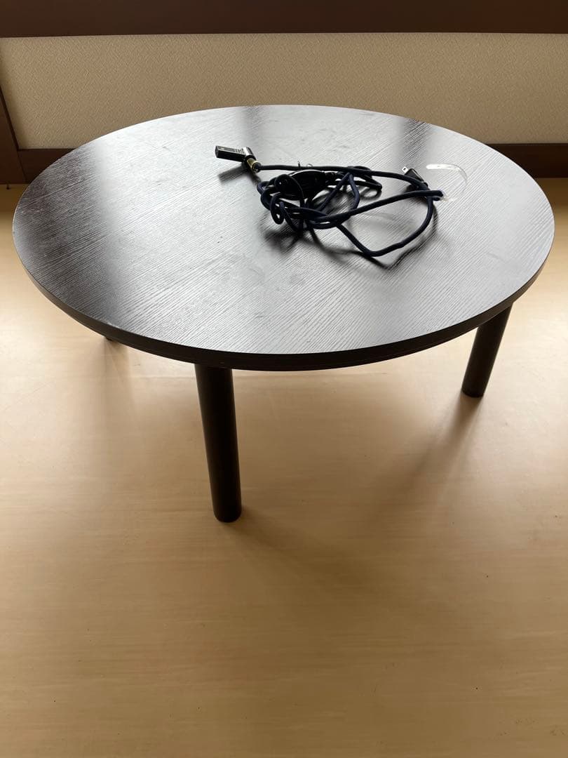 中古 家具調こたつ 丸テーブル EK-YM807 2017年製 おおたけ