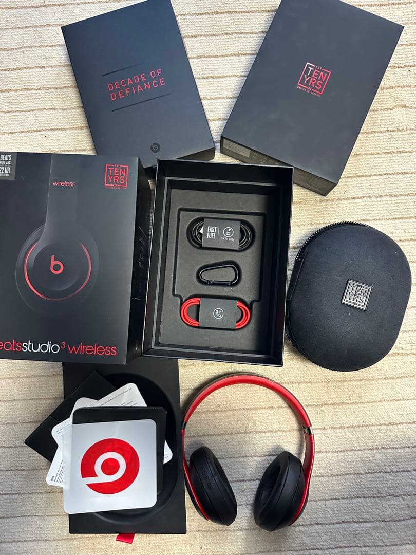 Beats Studio3 Wireless ブラック/レッド