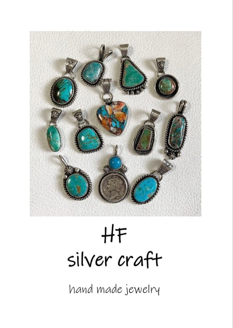 オーダー品　ナンバーエイト　ターコイズ　シルバー　バングル　ブレスレット