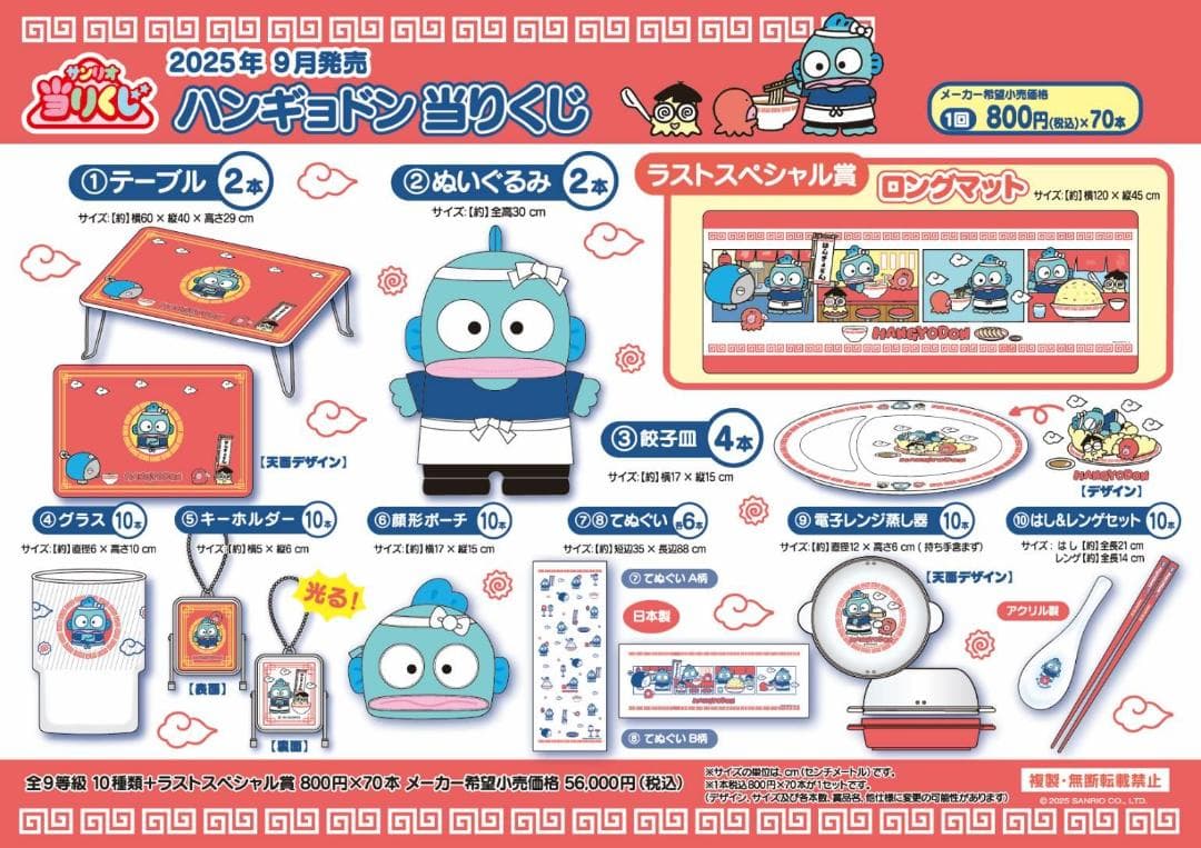 ハンギョドンくじ 1ロット