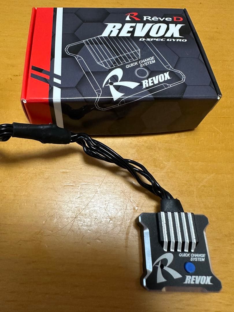 Reve D RWDドリフトカー用ステアリングジャイロ REVOX青ボタン中古品