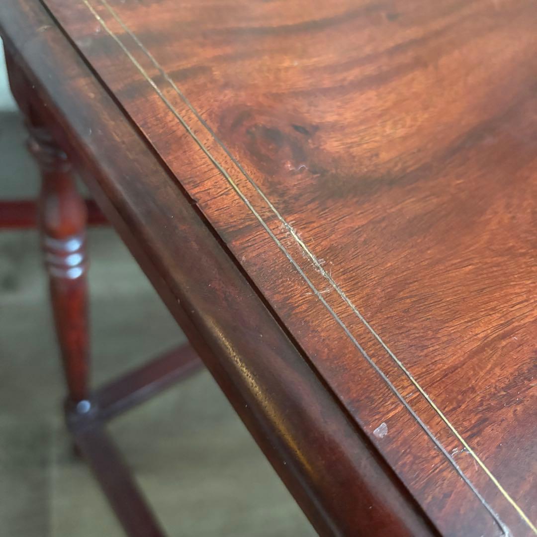 金工象嵌　ネストテーブル　ヴィンテージ　ローズウッド