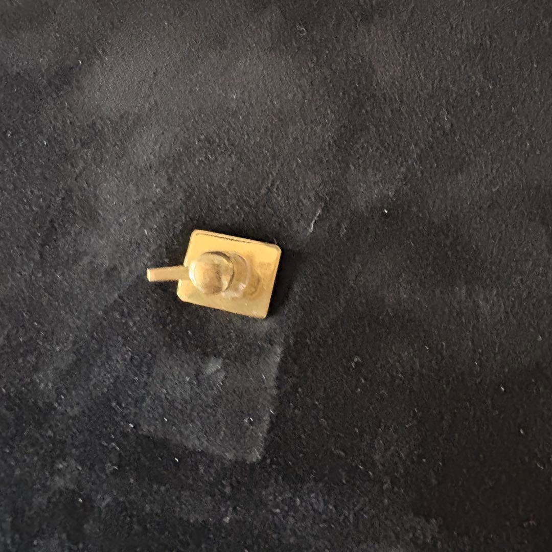 希少　モスキーノ　ヴィンテージ　マットゴールド金具　バッグ　バニティ　ポーチ