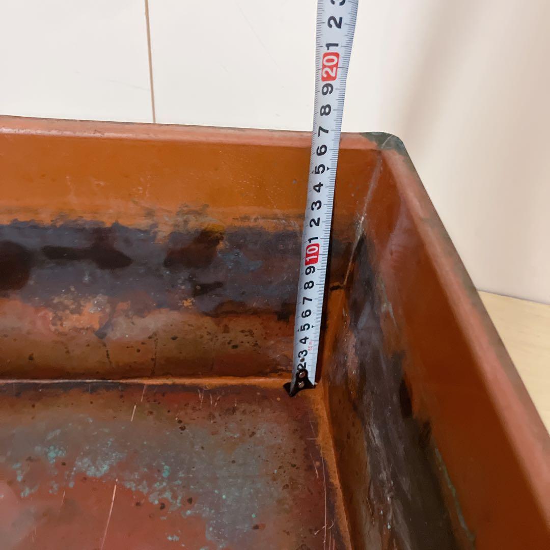 囲炉裏　木製　火鉢　火箸　灰付き　アンティーク　囲炉裏テーブル　古民具 蓋つき