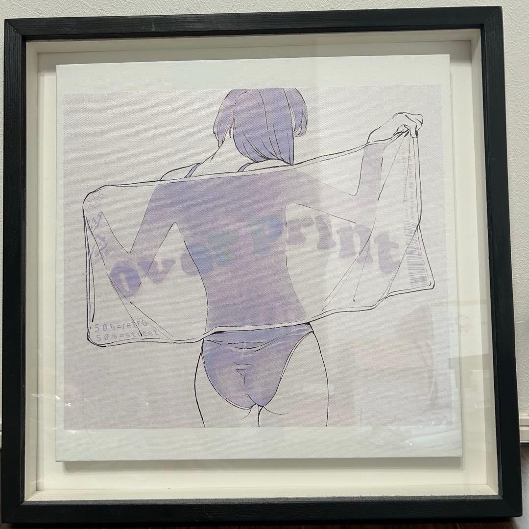 古塔つみ over print イラストキャンバス