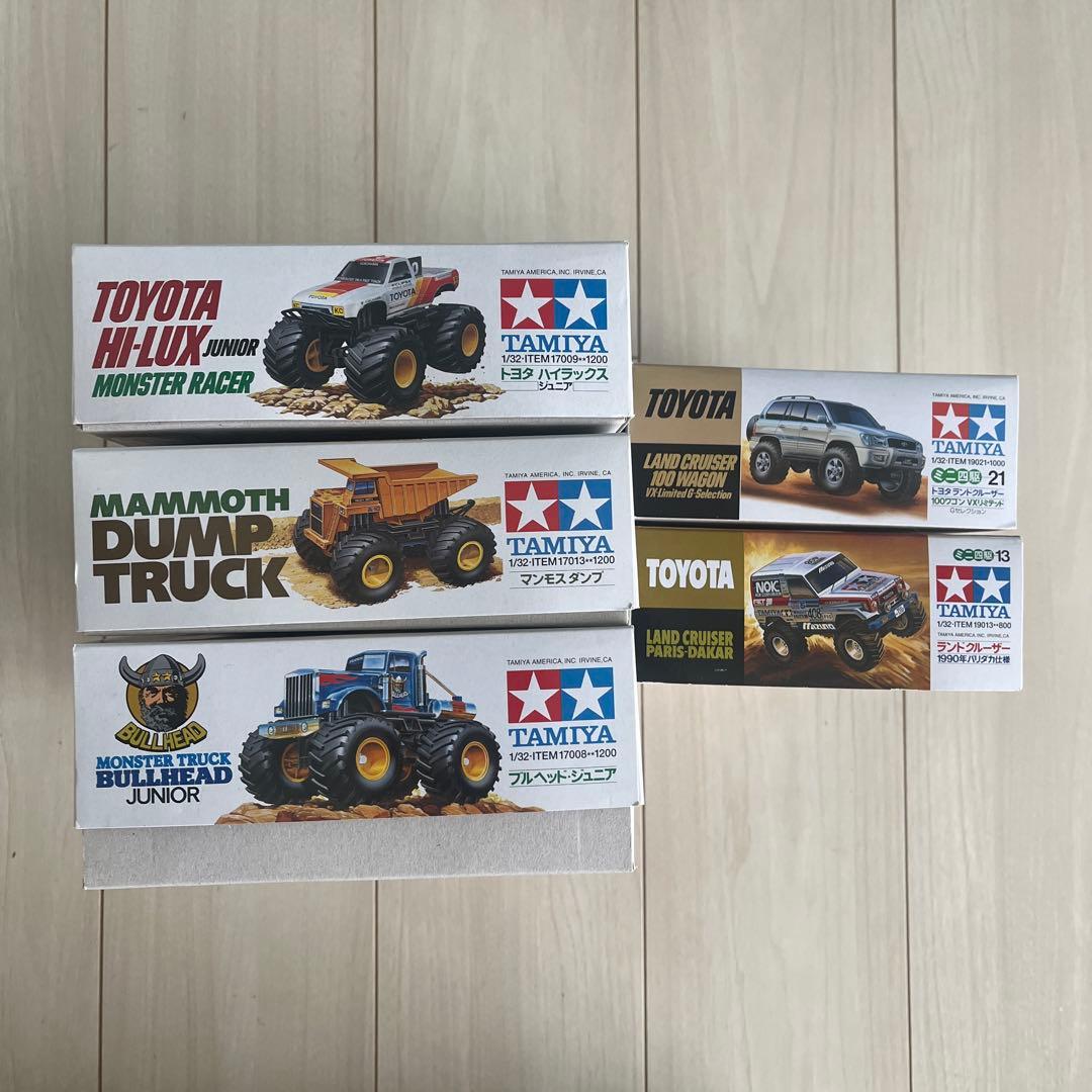 【新品未組立】タミヤ TAMIYA ワイルドミニ四駆　5箱セット